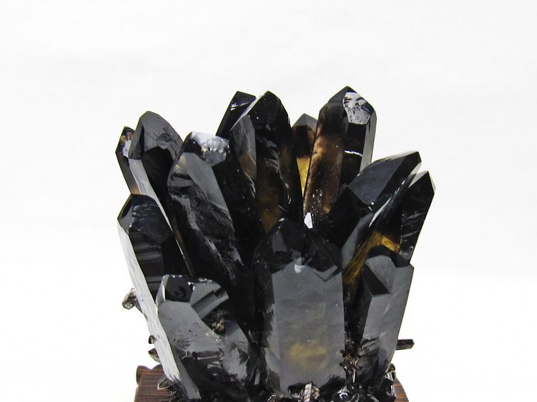 モリオン クラスター 黒水晶 原石 台座付属 一点物 182-8690