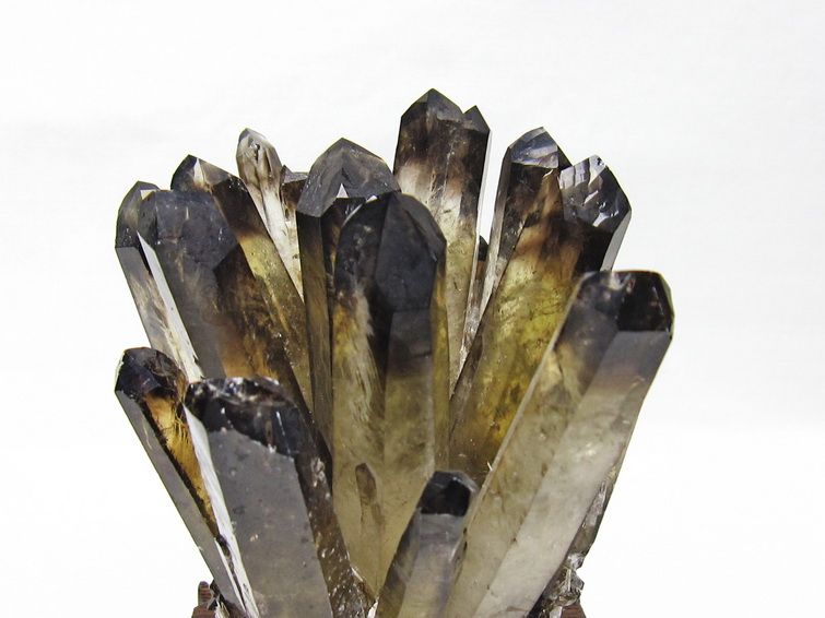 黒水晶 クラスター モリオン 原石 台座付属 一点物 182-8708