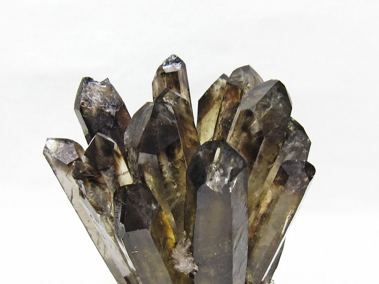 モリオン 原石 黒水晶 クラスター 台座付属 一点物 182-8711