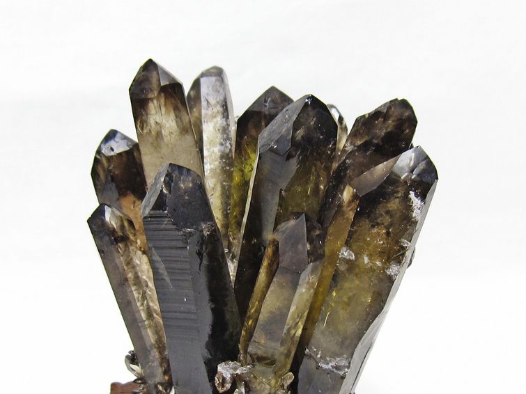 モリオン 原石 黒水晶 クラスター 台座付属 一点物 182-8714