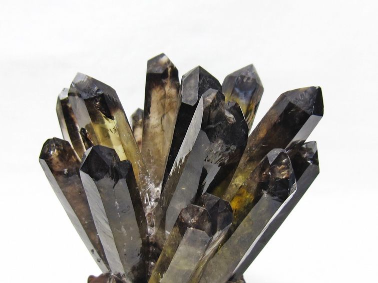 モリオン 原石 黒水晶 クラスター 台座付属 一点物 182-8720