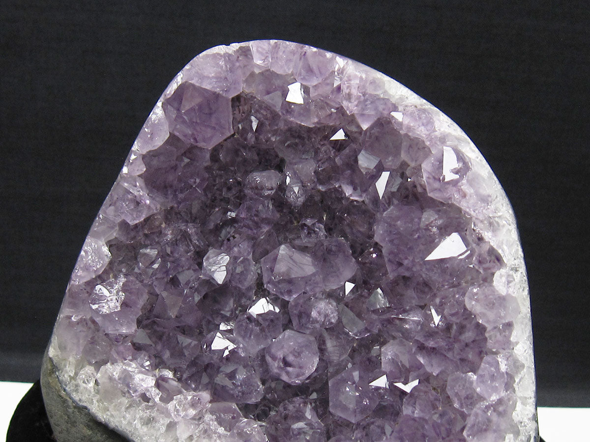 1.2Kg アメジスト 原石 ウルグアイ産 アメジスト クラスター amethyst 台座付属 一点物 182-8747