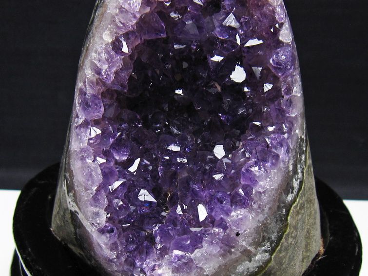 アメジスト 原石 ウルグアイ産 アメジスト クラスター amethyst 台座付属 一点物 182-8751