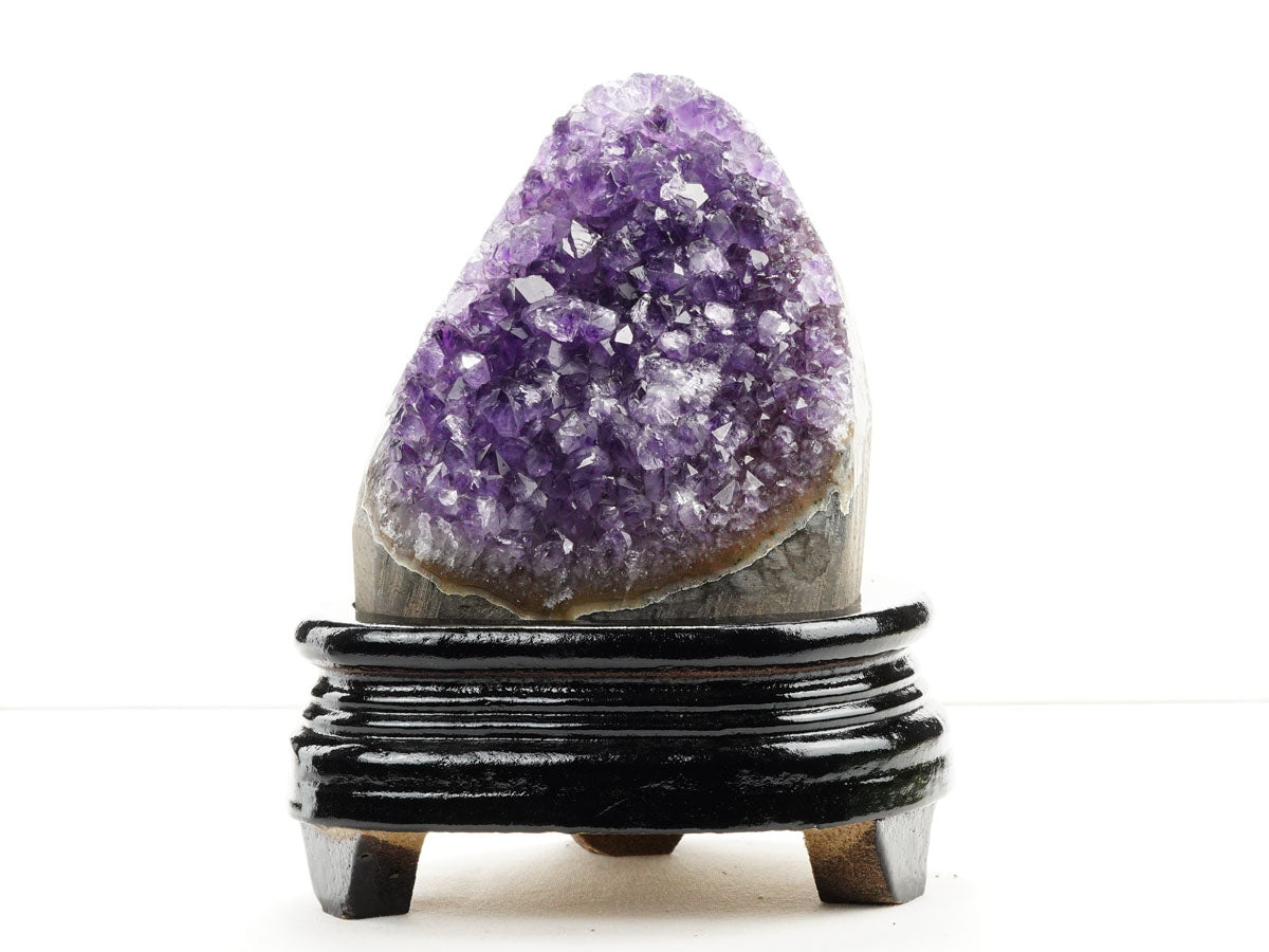 アメジスト 原石 ウルグアイ産 アメジスト クラスター amethyst 台座付属 一点物 182-8753