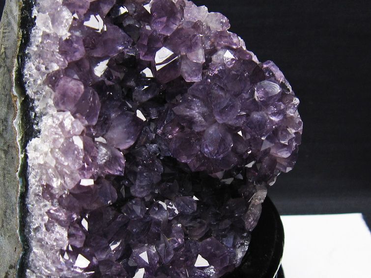 アメジスト 原石 ウルグアイ産 アメジスト クラスター amethyst 台座付属 一点物 182-8754