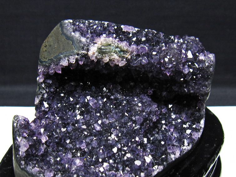 アメジスト 原石 ウルグアイ産 アメジスト クラスター amethyst 台座付属 一点物 182-8763