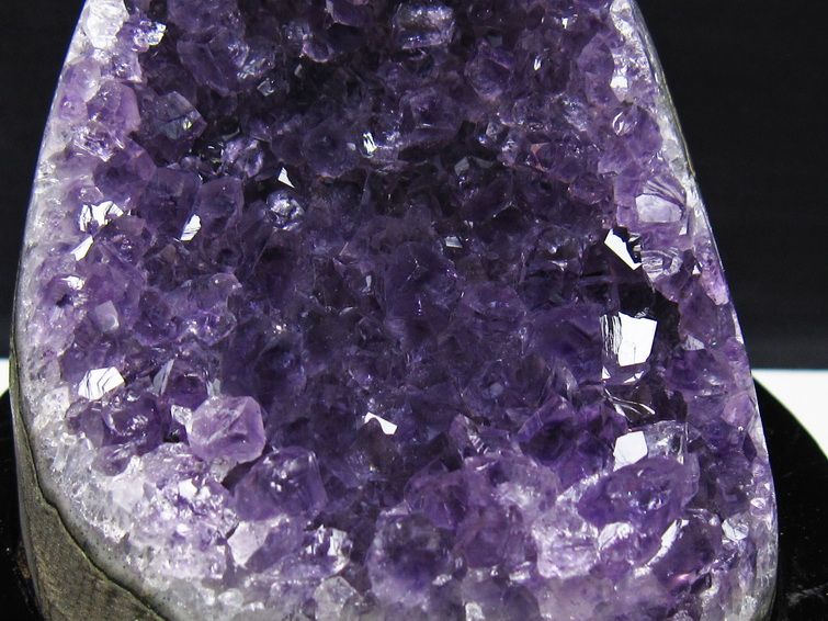 アメジスト 原石 ウルグアイ産 アメジスト クラスター amethyst 台座付属 一点物 182-8765
