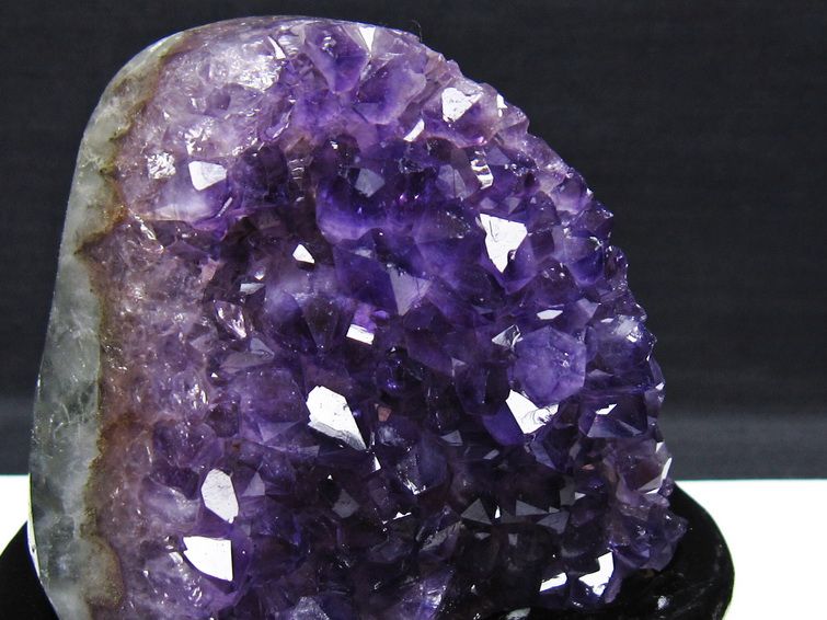 アメジスト 原石 ウルグアイ産 アメジスト クラスター amethyst 台座付属 一点物 182-8766