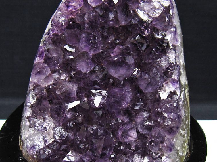 1.1Kg アメジスト 原石 ウルグアイ産 アメジスト クラスター amethyst 台座付属 一点物 182-8771