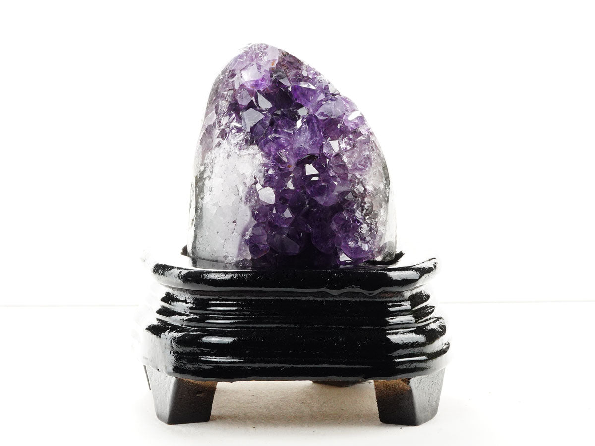 アメジスト クラスター ウルグアイ産 アメジスト 原石 amethyst 台座付属 一点物 182-8773