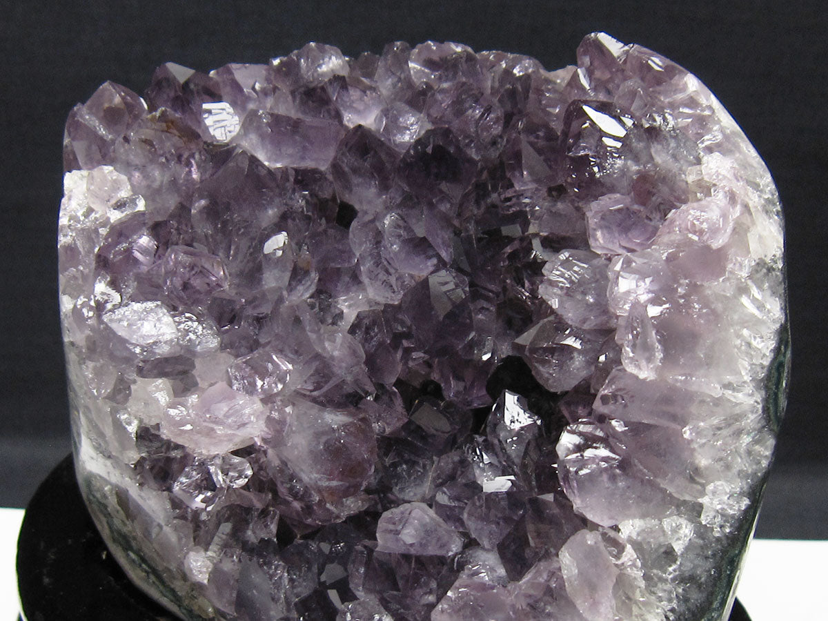 1.2Kg アメジスト クラスター ウルグアイ産 アメジスト 原石 amethyst 台座付属 一点物 182-8777