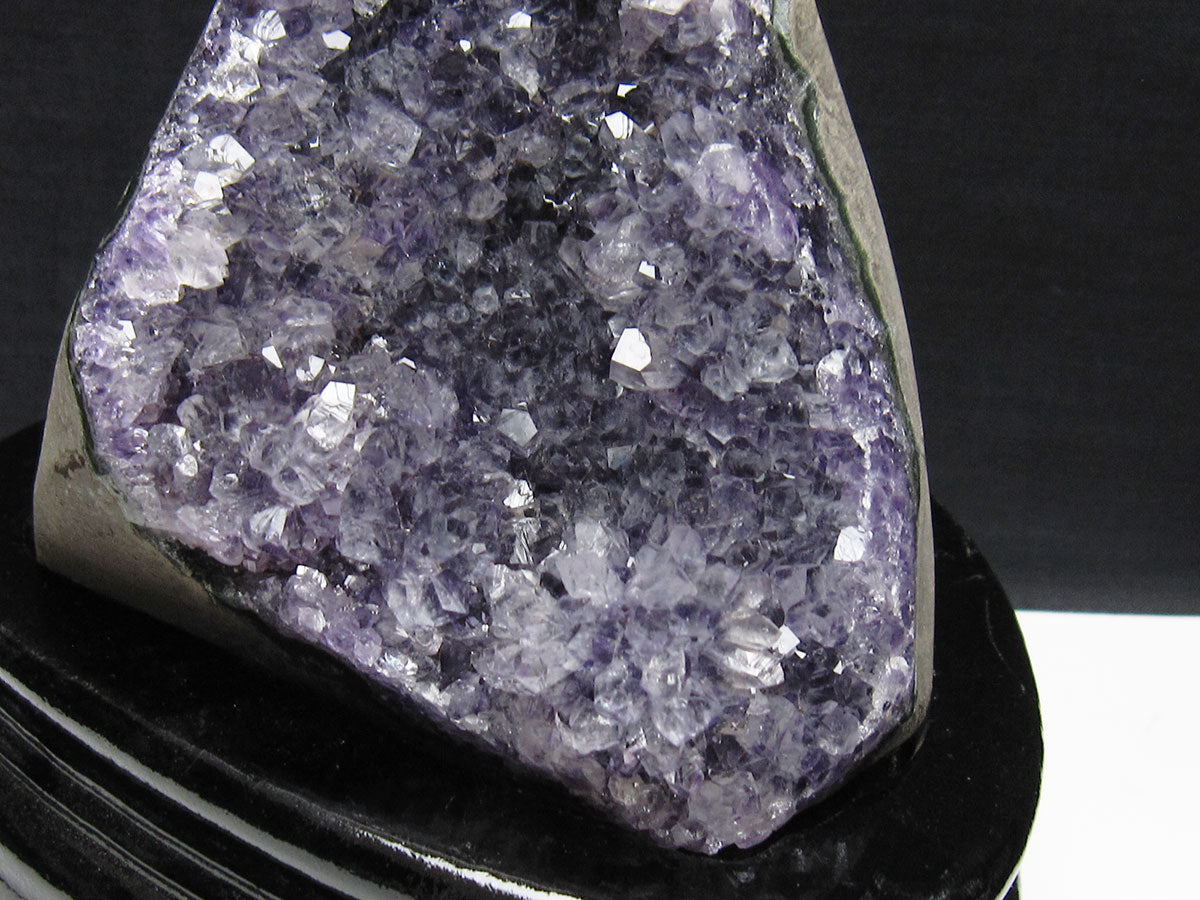 アメジスト クラスター ウルグアイ産 アメジスト 原石 amethyst 台座付属 一点物 182-8782