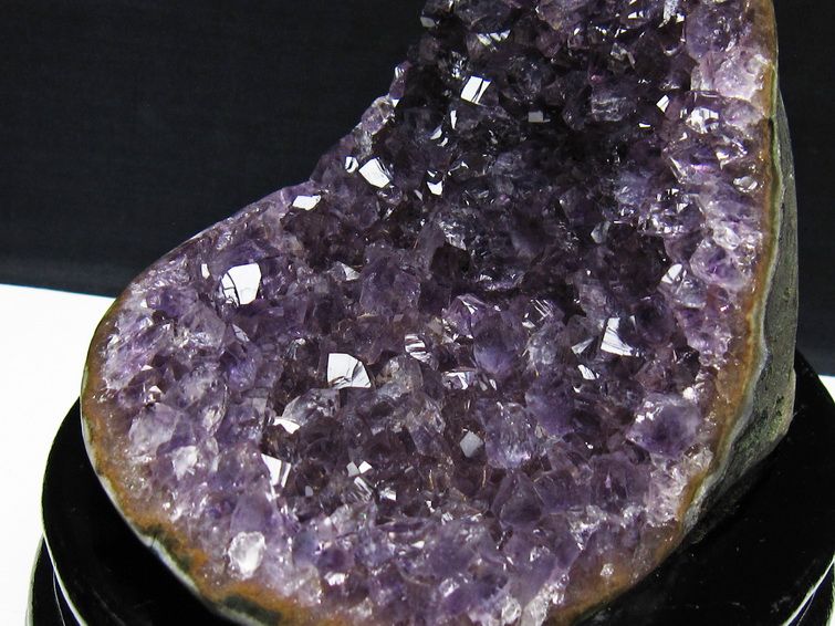 アメジスト クラスター ウルグアイ産 アメジスト 原石 amethyst 台座付属 一点物 182-8789