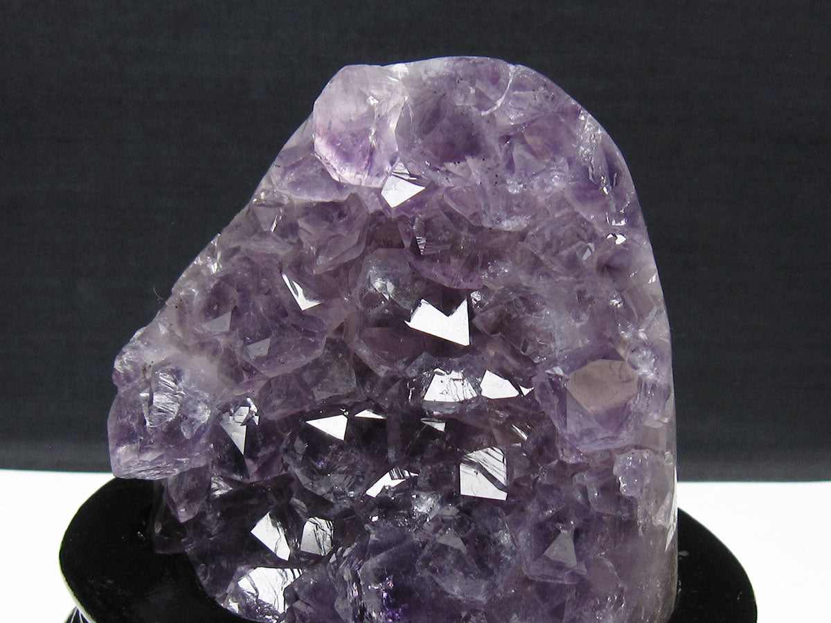 アメジスト クラスター ウルグアイ産 アメジスト 原石 amethyst 台座付属 一点物 182-8792