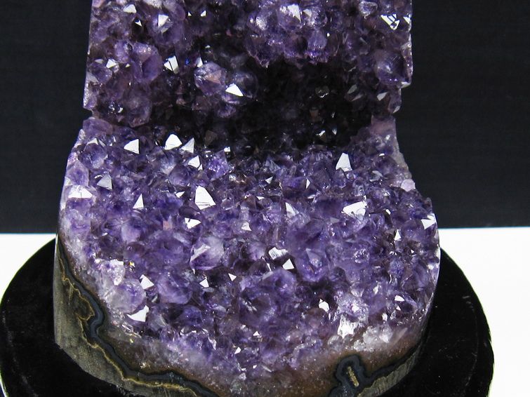 アメジスト 原石 ウルグアイ産 アメジスト クラスター amethyst 台座付属 一点物 182-8797