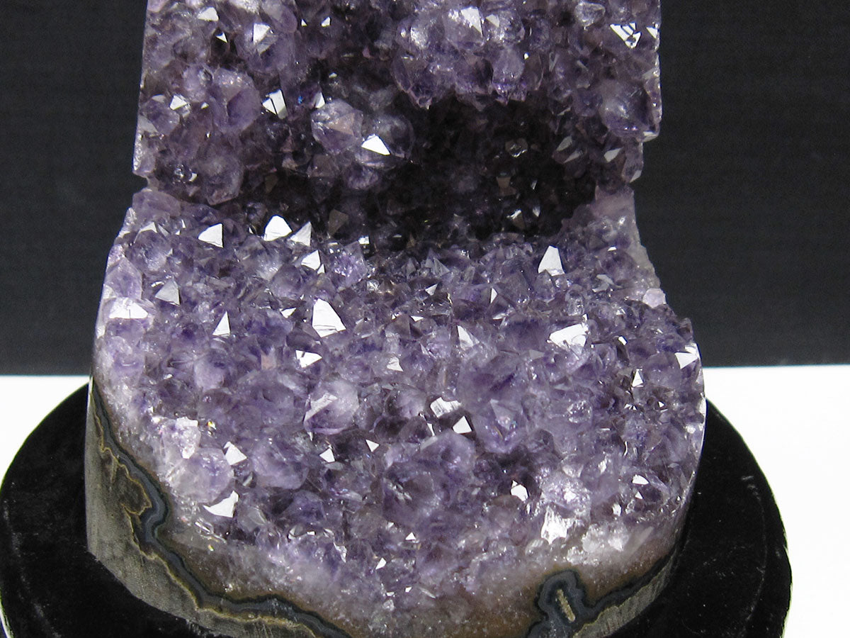 アメジスト 原石 ウルグアイ産 アメジスト クラスター amethyst 台座付属 一点物 182-8797