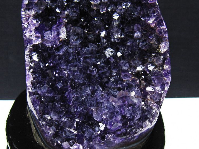 アメジスト 原石 ウルグアイ産 アメジスト クラスター amethyst 台座付属 一点物 182-8798