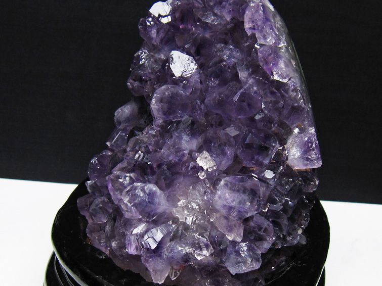 アメジスト 原石 ウルグアイ産 アメジスト クラスター amethyst 台座付属 一点物 182-8805