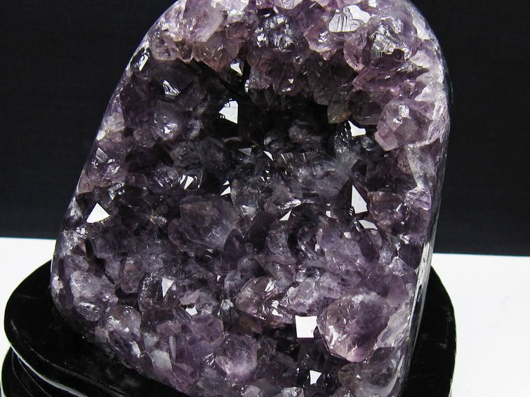 1.2Kg アメジスト 原石 ウルグアイ産 アメジスト クラスター amethyst 台座付属 一点物 182-8809