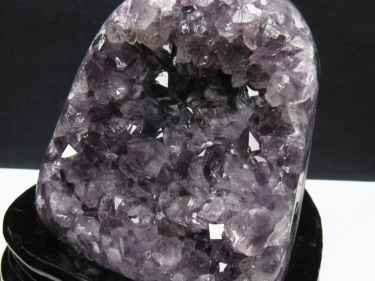 1.2Kg アメジスト 原石 ウルグアイ産 アメジスト クラスター amethyst 台座付属 一点物 182-8809