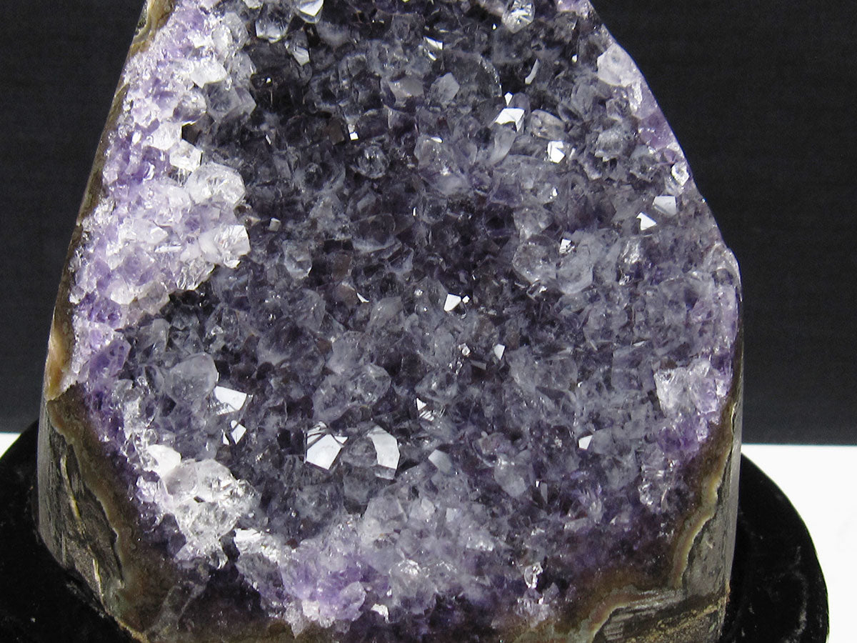 1.2Kg アメジスト 原石 ウルグアイ産 アメジスト クラスター amethyst 台座付属 一点物 182-8810