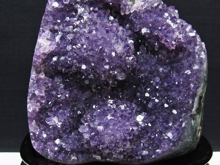 1.9Kg アメジスト 原石 ウルグアイ産 アメジスト クラスター amethyst 台座付属 一点物 182-8814