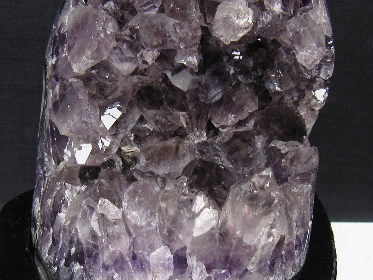 1.5Kg アメジスト 原石 ウルグアイ産 アメジスト クラスター amethyst 台座付属 一点物 182-8816