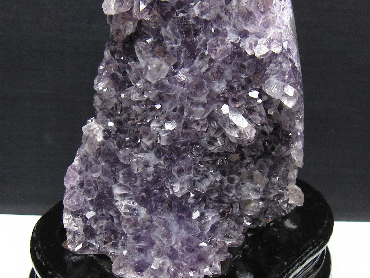 アメジスト クラスター ウルグアイ産 アメジスト 原石 amethyst 台座付属 一点物 182-8824