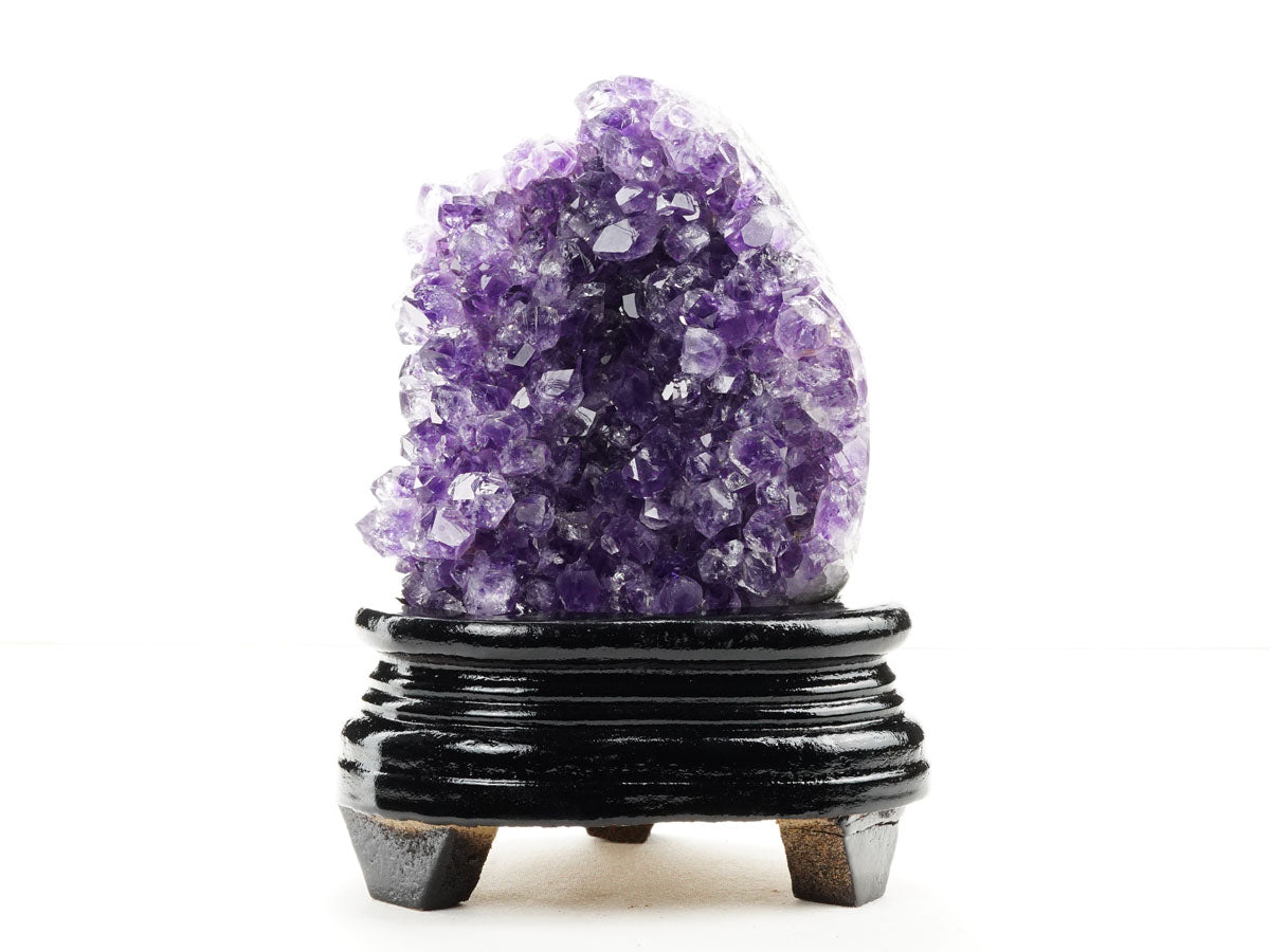 アメジスト クラスター ウルグアイ産 アメジスト 原石 amethyst 台座付属 一点物 182-8829
