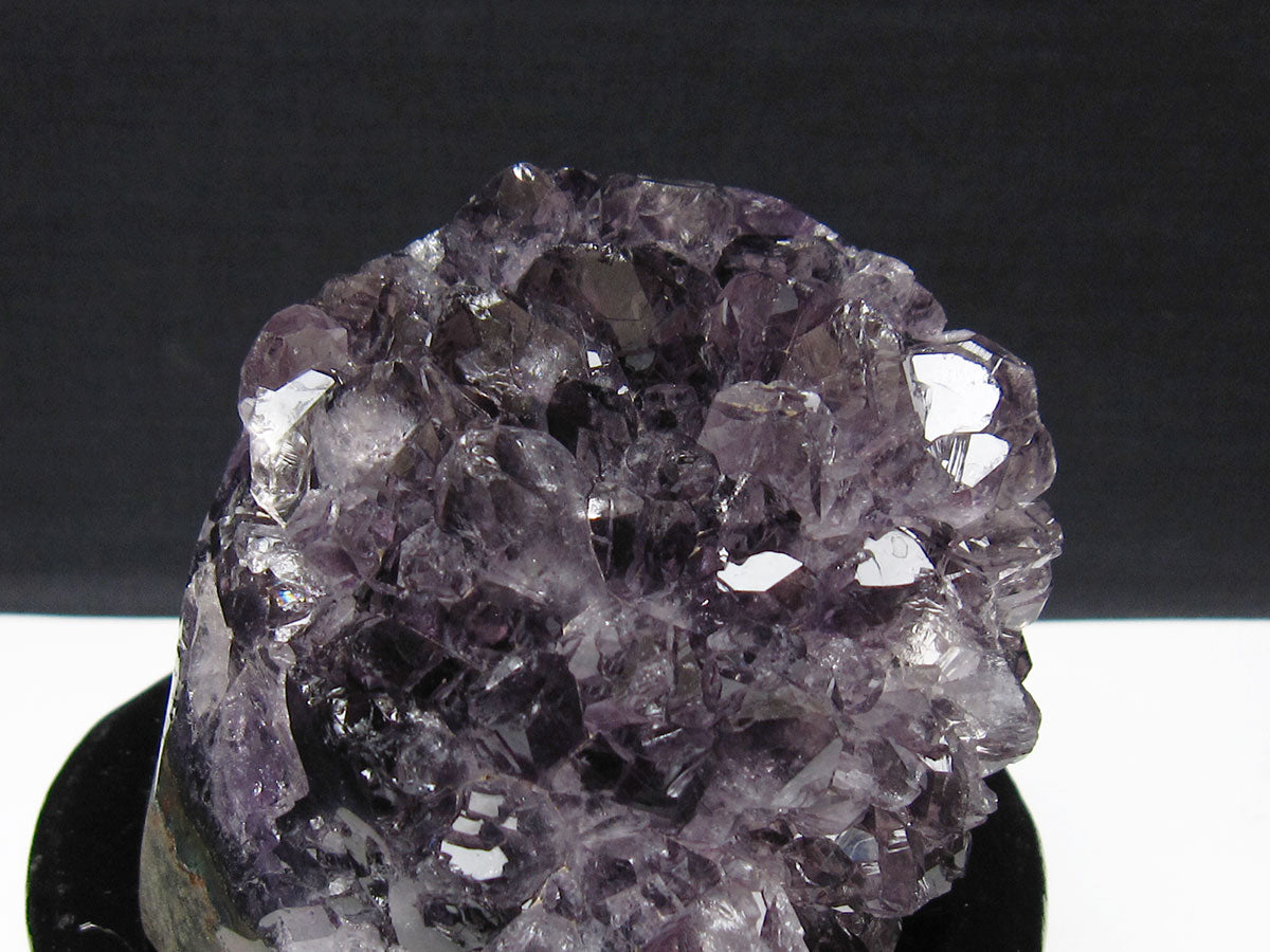 アメジスト クラスター ウルグアイ産 アメジスト 原石 amethyst 台座付属 一点物 182-8830