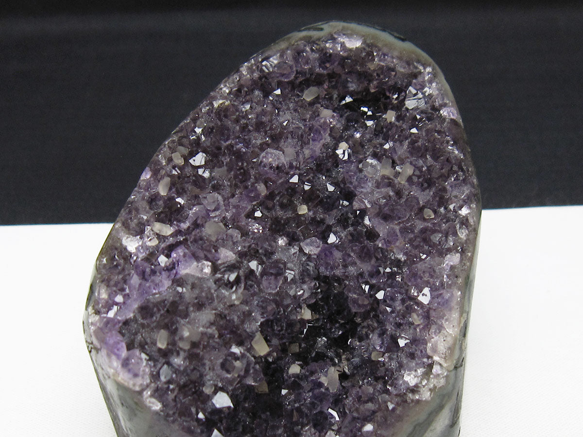 アメジスト 原石 ウルグアイ産 アメジスト クラスター amethyst カルサイト共生 一点物 182-8931