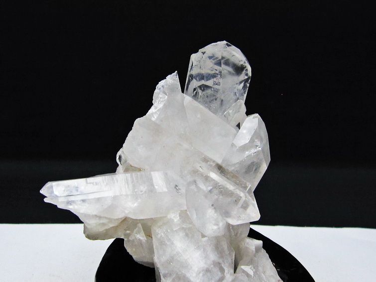 水晶 クラスター マダガスカル産 台座付属 水晶 原石 一点物 182-9299