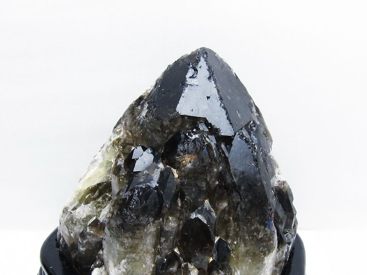 5.9Kg モリオン 黒水晶 原石 エレスチャル 台座付属 一点物 191-535