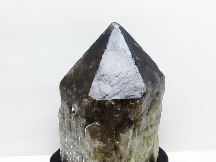 4.3Kg モリオン 黒水晶 原石 エレスチャル 台座付属 一点物 191-542