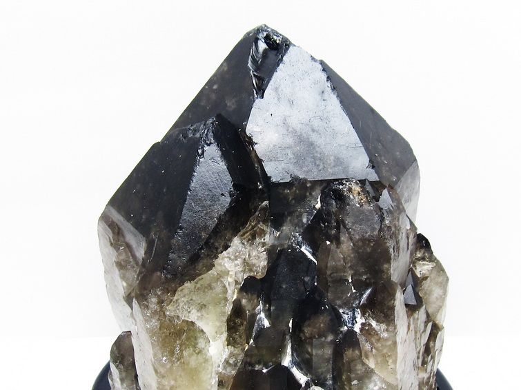 5.8Kg モリオン 黒水晶 原石 エレスチャル 台座付属 一点物 191-547