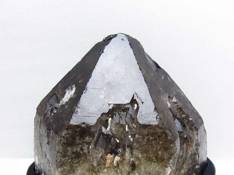 8.2Kg モリオン 黒水晶 原石 エレスチャル 台座付属 一点物 191-551