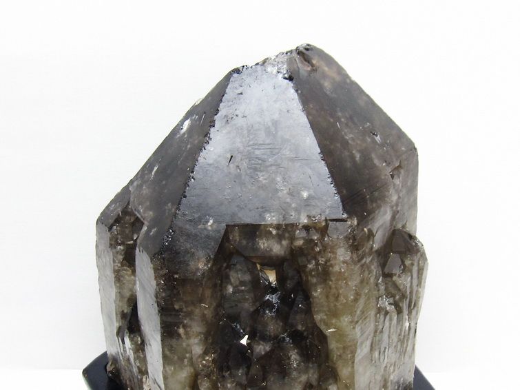 8.2Kg モリオン 黒水晶 原石 エレスチャル 台座付属 一点物 191-553