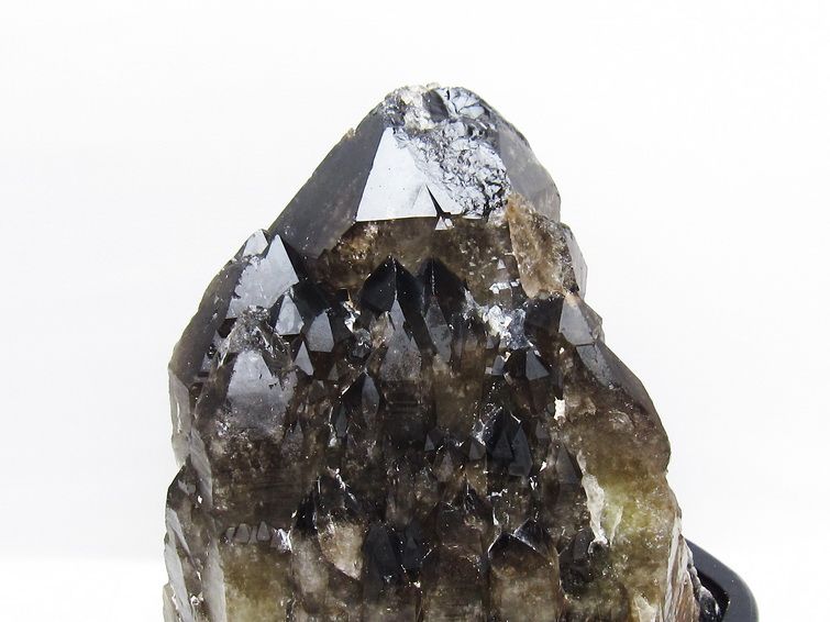 11.1Kg モリオン 黒水晶 原石 エレスチャル 台座付属 一点物 191-555