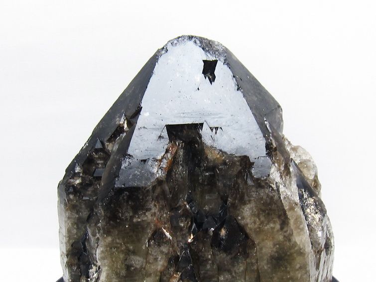 10.3Kg モリオン 黒水晶 原石 エレスチャル 台座付属 一点物 191-557