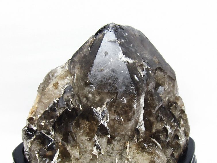 12.6Kg モリオン 黒水晶 原石 エレスチャル 台座付属 一点物 191-562