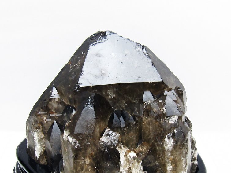 5.7Kg モリオン 黒水晶 原石 エレスチャル 台座付属 一点物 191-575