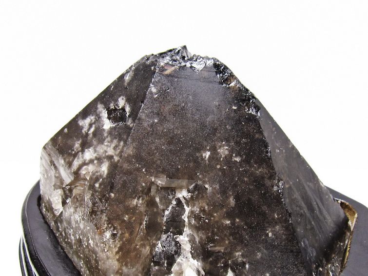 3.8Kg スモーキークォーツ 原石 煙水晶 エレスチャル 台座付属 一点物 191-615