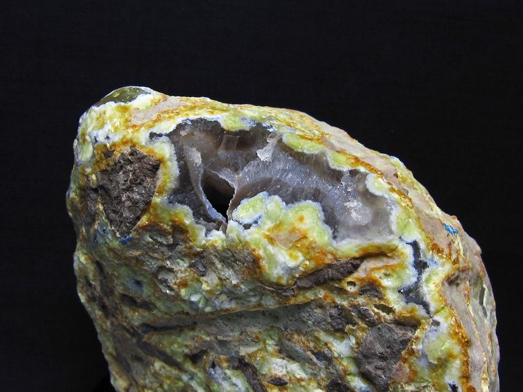 2.5Kg アゲート ジオード 原石 台座付属 191-717