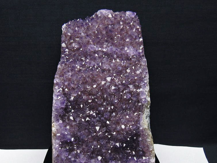 2.3Kg アメジスト クラスター ウルグアイ産 アメジスト 原石 amethyst 台座付属 花型 一点物 192-674