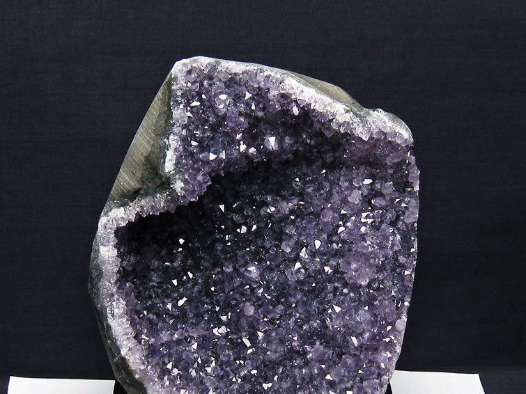 2.7Kg アメジスト クラスター ウルグアイ産 アメジスト 原石 amethyst 台座付属 花型 一点物 192-677