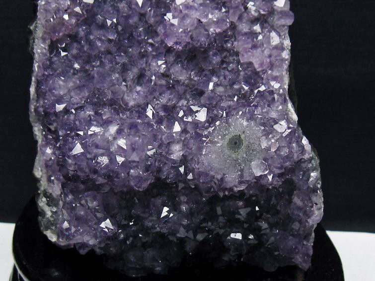 2.1Kg アメジスト クラスター ウルグアイ産 アメジスト 原石 amethyst 台座付属 花型 一点物 192-681