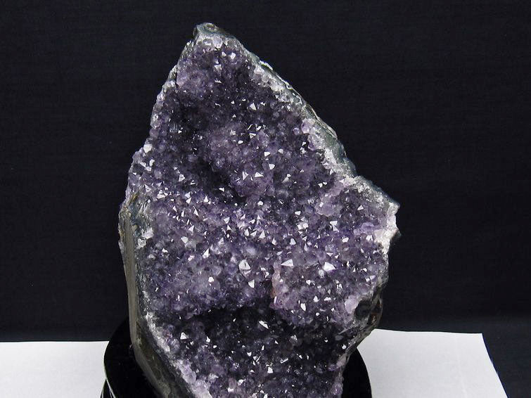 2.2Kg アメジスト クラスター ウルグアイ産 アメジスト 原石 amethyst 台座付属 花型 一点物 192-683