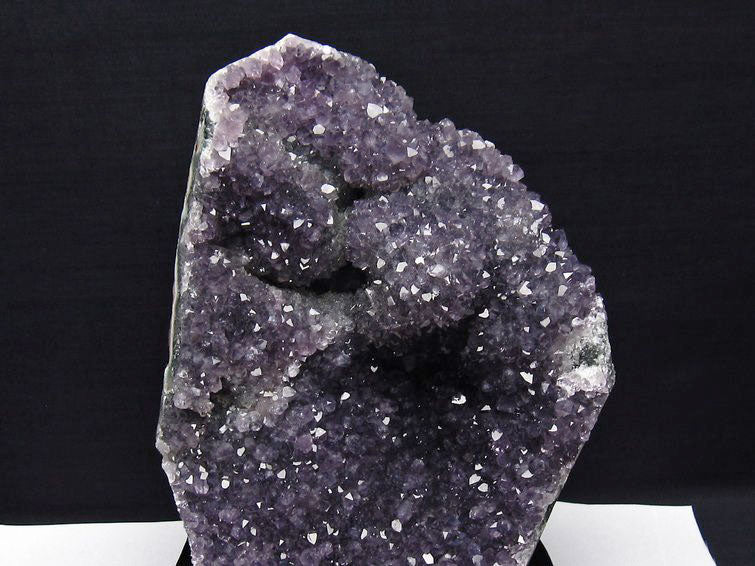 2.4Kg アメジスト クラスター ウルグアイ産 アメジスト 原石 amethyst 台座付属 花型 一点物 192-691