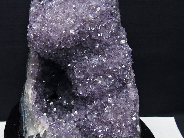 2.4Kg アメジスト クラスター ウルグアイ産 アメジスト 原石 amethyst 台座付属 花型 一点物 192-692
