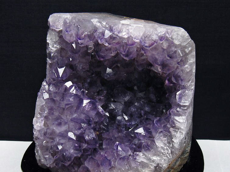 2.1Kg アメジスト クラスター ウルグアイ産 アメジスト 原石 amethyst 台座付属 花型 一点物 192-693